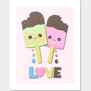 Popsicle Love Posters and Art